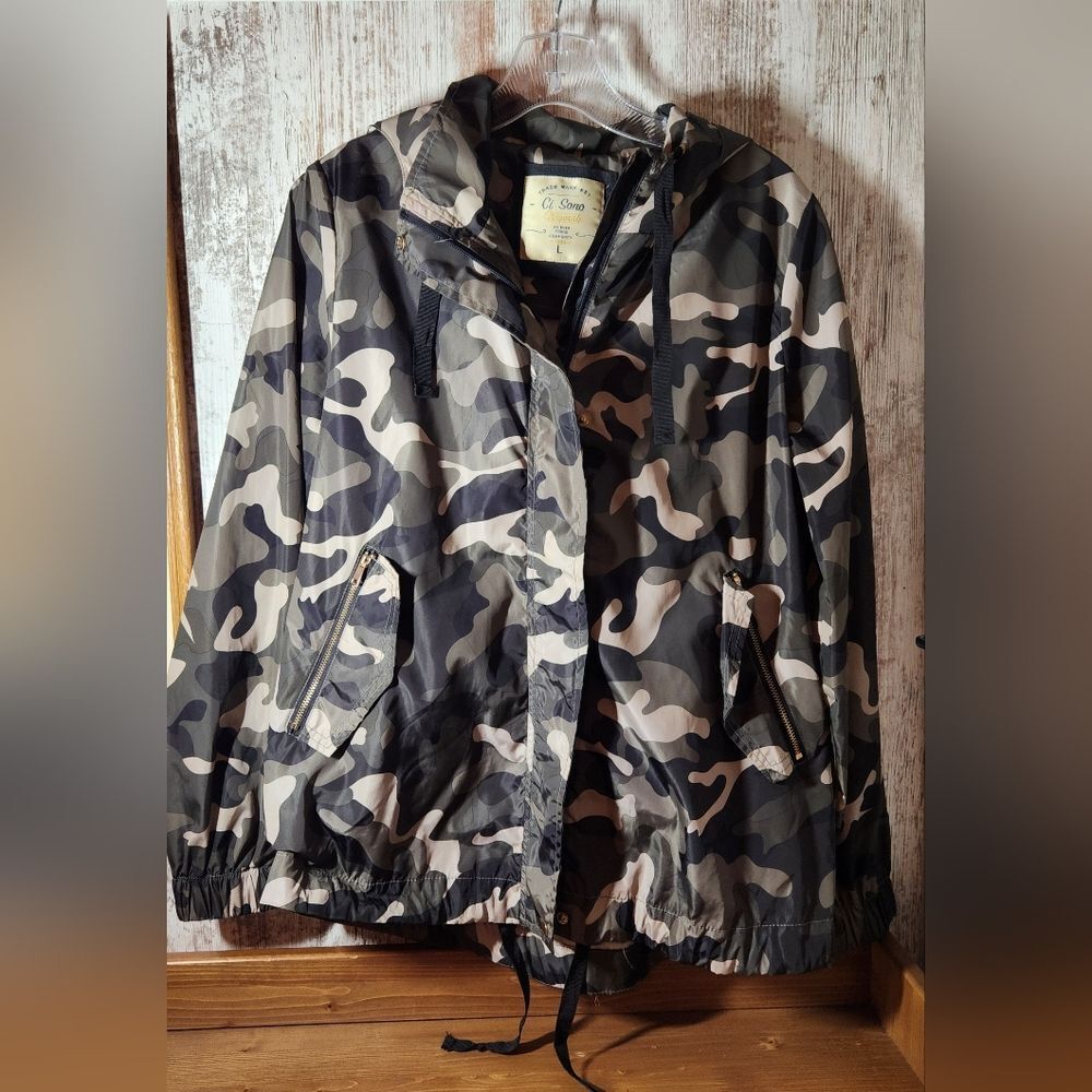 Ci Sono Camouflage Utility Jacket